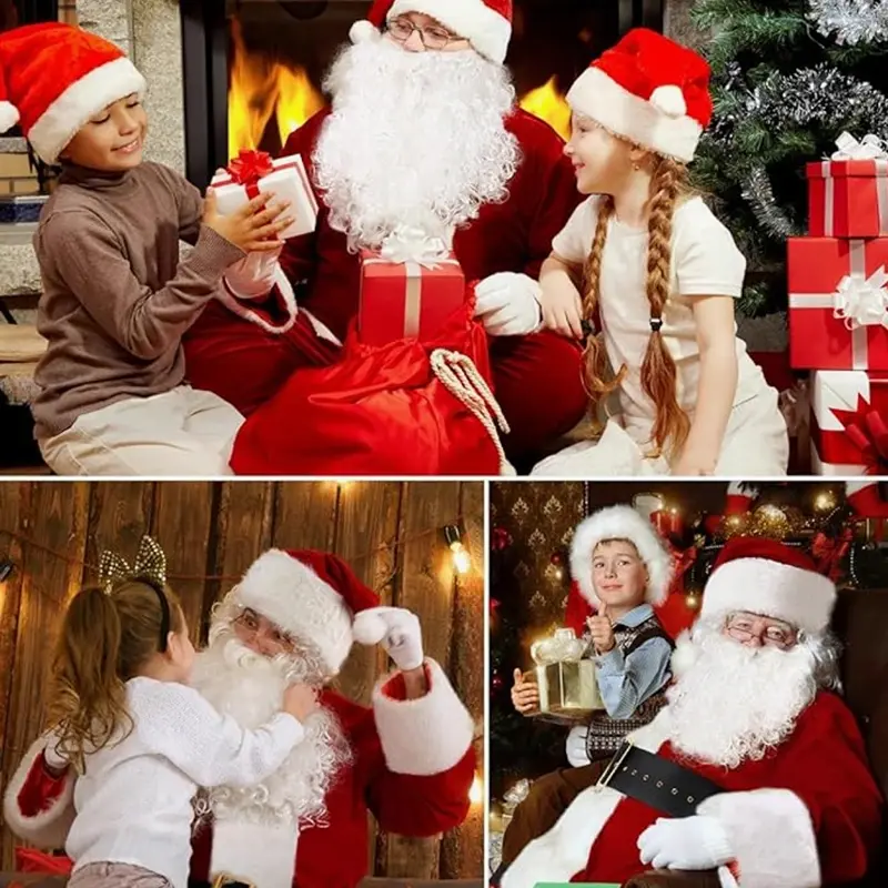 Kerstmankostuum voor volwassenen